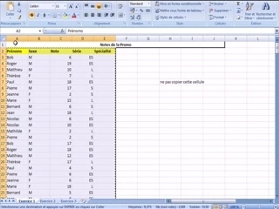 Astuce Excel n2