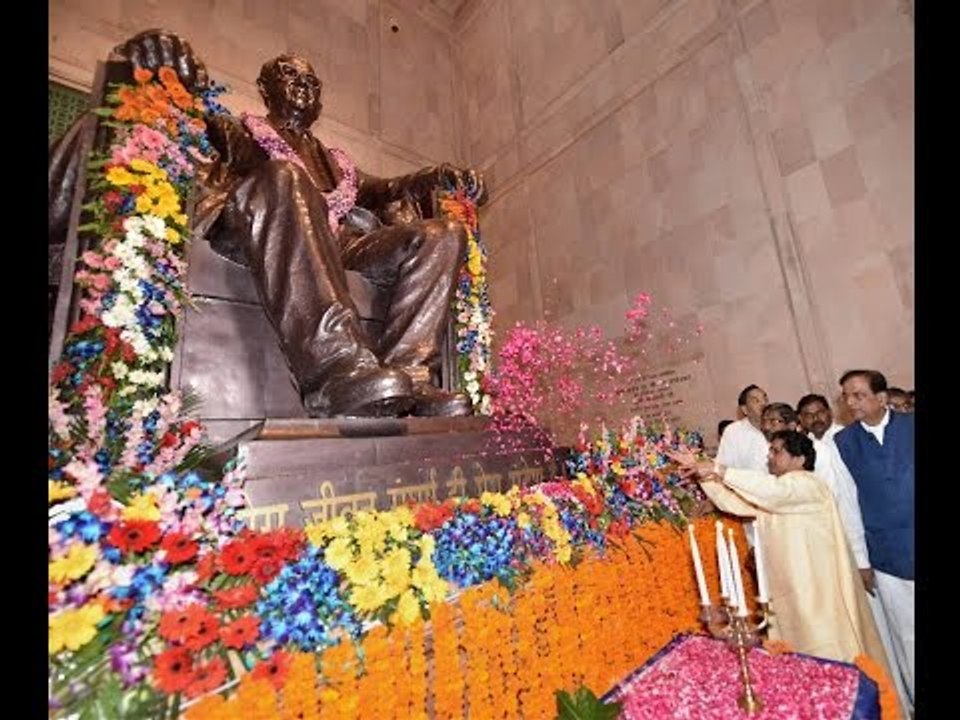 Mayawati attacks Political Parties on hijacking Ambedkar's legacy