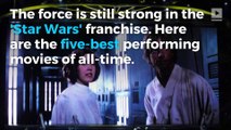 Top 5 highest grossing 'Star Wars' movies