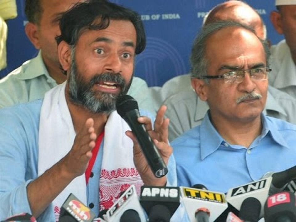Prashant Bhushan & Yogendra Yadav Forms 'Swaraj...
