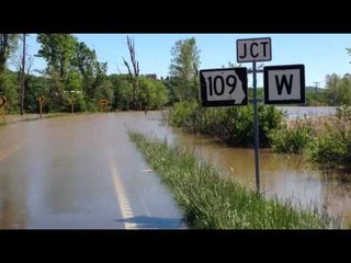 Download Video: Flooded Meramec River Blocks Roads in Eastern Missouri