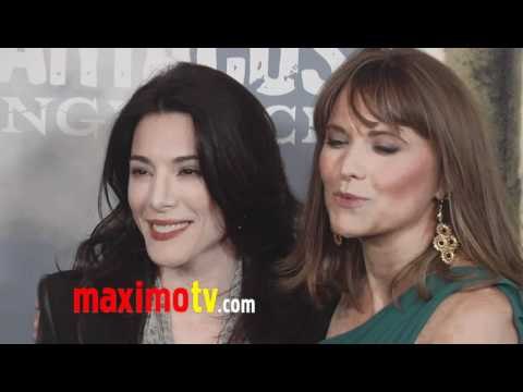 Jaime Murray and Lucy Lawless at Spartacus: Vengeance Premiere ARRIVALS