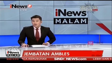 Perbaikan Jembatan Pitara Terkendala Cuaca Buruk