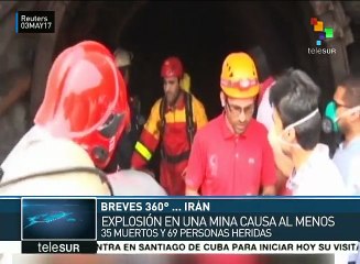 Irán: explosión en una mina deja 35 muertos y 69 heridos
