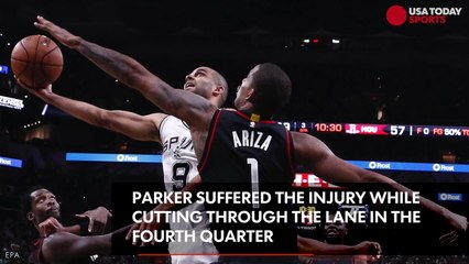 Video herunterladen: Spurs’ Tony Parker to miss the rest of the playoffs