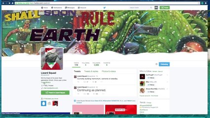 Lizard Squad Return! @LizardUnit | Christmas DDOS Attacks Going Ahead