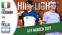 Fabio FOGNINI vs Guido PELLA HD720p60 Highlights ATP 250 Munich 2017