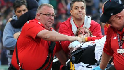 Cardinals Fan SHOT During Baseball Game