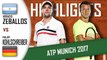 Horacio ZEBALLOS vs Philipp KOHLSCHREIBER Highlights ATP 250 Munich 2017