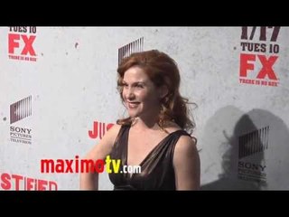 Faline England at "Justified" Season 3 Premiere Screening ARRIVALS