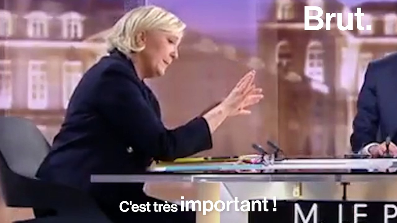 Le Pen et Macron ont parlé des sujets importants