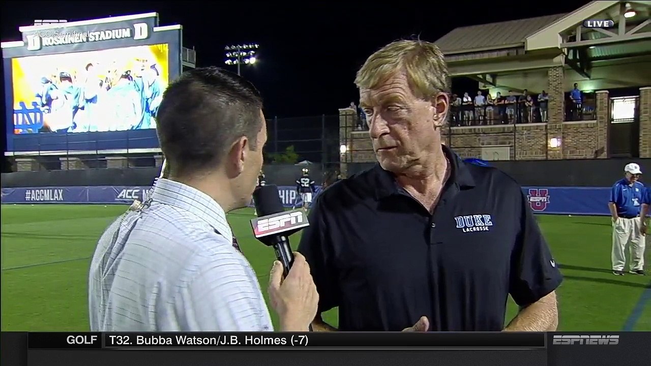 NCAA Lacrosse. ACC Championship. Semifinal. Notre Dame Fighting Irish - Duke Blue Devils 28.04.17 (Part 2)