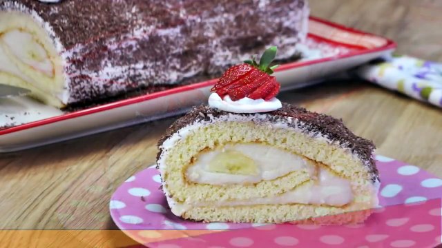 Rulo Pasta Nasıl Yapılır _ Kolay Yaş Pasta Tarifi