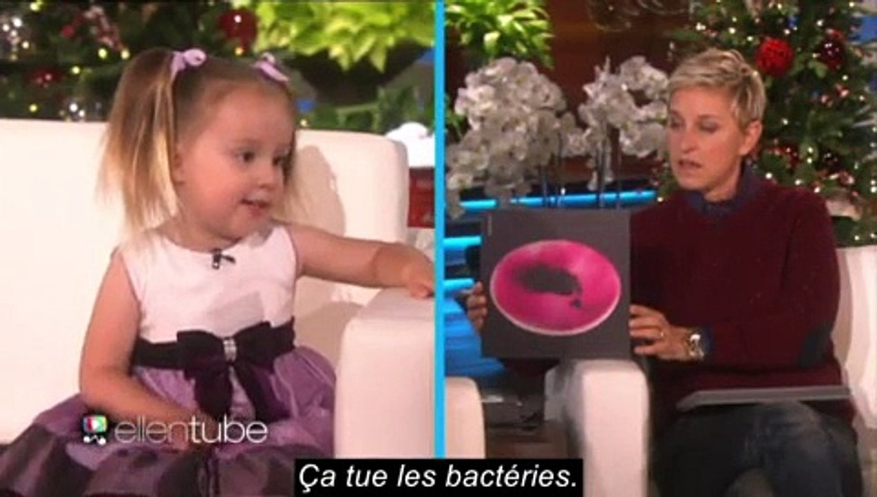 On dirait une petite fille de 3 ans ordinaire pourtant quand elle se met à parler de chimie, c’est le choc !
