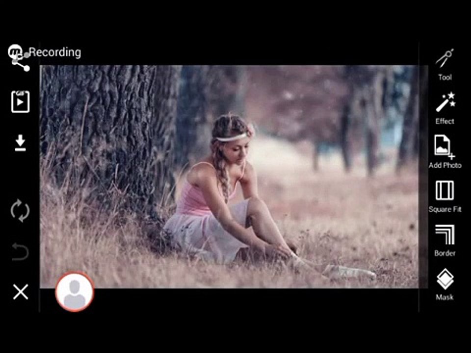 How to place photo In a text line - picsart tutorial - text effect