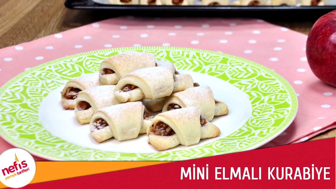 Elmalı Kurabiye Tarifi _ Elmalı Kurabiye Nasıl Yapılır
