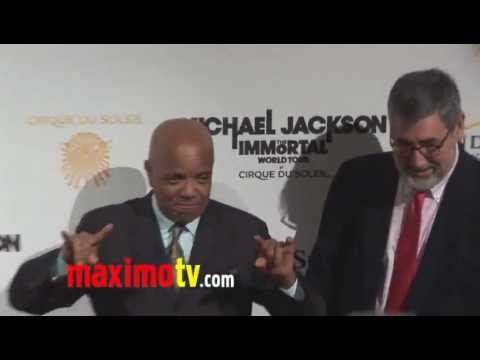Berry Gordy & John Landis at Michael Jackson The Immortal World Tour Las Vegas Premiere