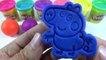 Learn Colors with Play Doh !! Play Doh Ice Cream Popsicle Peppa Pig Elephant Molds