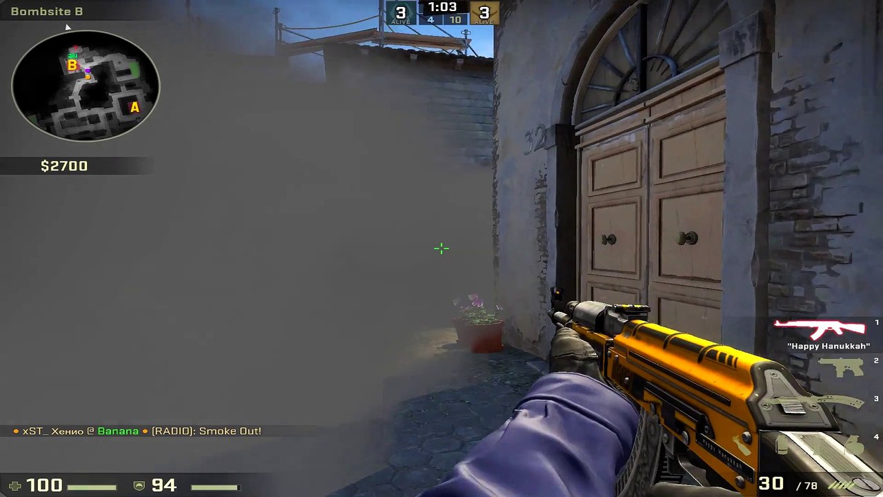 CSGO: "1 tap into smoke, sure"