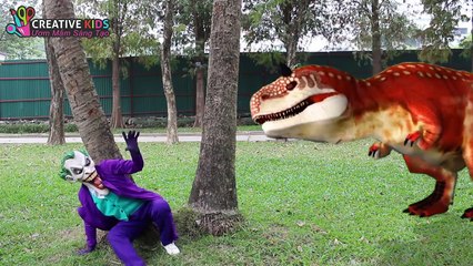KẸO MÚT KHỦNG LONG KHỔNG LỒ ( BÉ BÚN ) - Giant Lollipops Dinosaur Surprise Toys Opening (1)