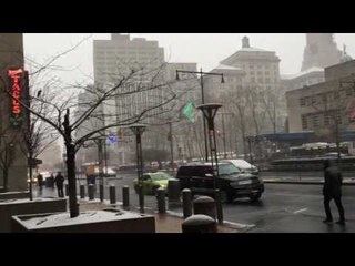 Snow in ny fight day ESNEWS boxing