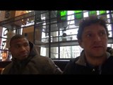Alex Ariza & Thomas Dulorme In NY Resturant 4 Hours Before Fight EsNews Boxing