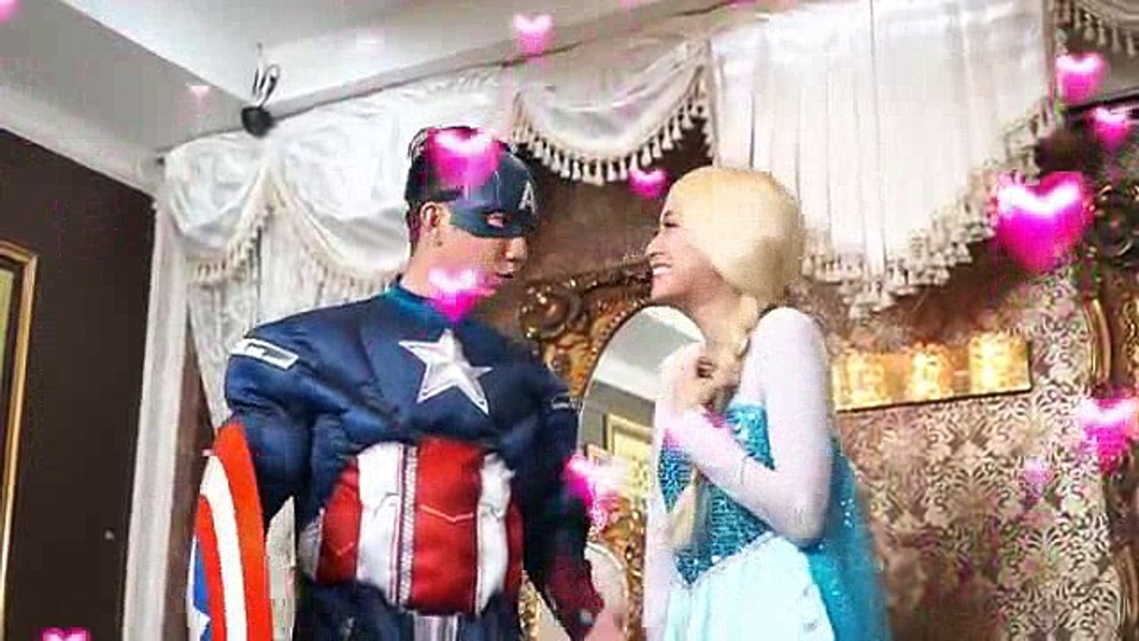 (8)_Frozen Anna vs Snow White SLAP CHALLENGE with Spiderman Elsa Superman Batman Funny Prank Superhero