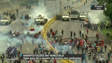 Sobe para 36 o número de mortos nas manifestações contra Nicolás Maduro