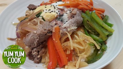 Beef Teriyaki Vegetables and Rice | How to Make Beef Donburi