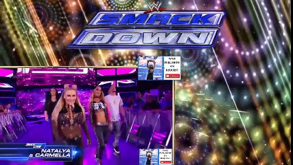 Naomi vs Carmella & Natalya 2 On 1 Handicap Match   WWE Smackdown live 2 May 2017