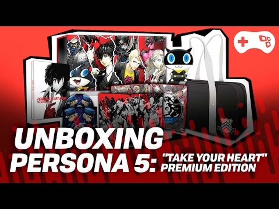 PERSONA 5 - UNBOXING DA EDIÇÃO "Take Your Heart" Premium Edition - TecMundo Games