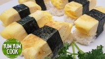 Tamago Nigiri Sushi Egg Omelette | How to Make Tamagoyaki Sushi