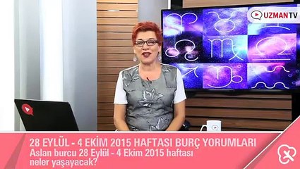 Aslan burcu 28 Eylül - 4 Ekim  haftası neler yaşayacak