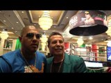 Epic Moment Chavez Sr & Fernando Vargas Embrace Talk Taylor Fight EsNews Boxing