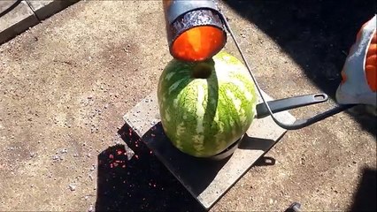 Molten Copper vs Watermelon
