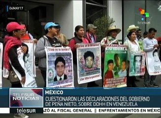 México: padres de los 43 exigen avances en investigación del caso