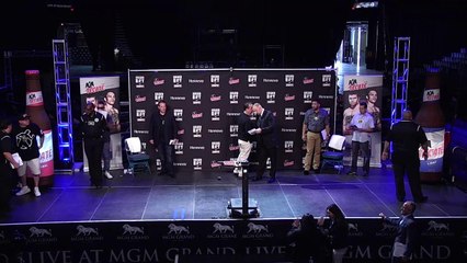 Abraham LOPEZ vs. Jesus ROJAS - Weigh In 5.4.2017