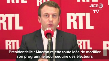 Macron n'exécutera pas de "cabriole" avec son programme