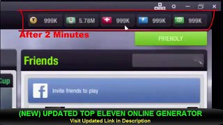 Top Eleven Hack Tool [HOT RELEASE] Cheat Unlimited Cash and Tokens 1