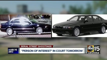 Serial Street Shootings ‘person of interest’ in court tomorrow