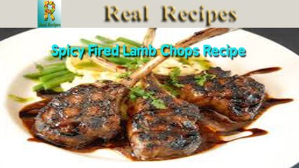 Spicy Fired Lamb Chops Real Recipes How to make a Best Spicy Fried Lamb Chop