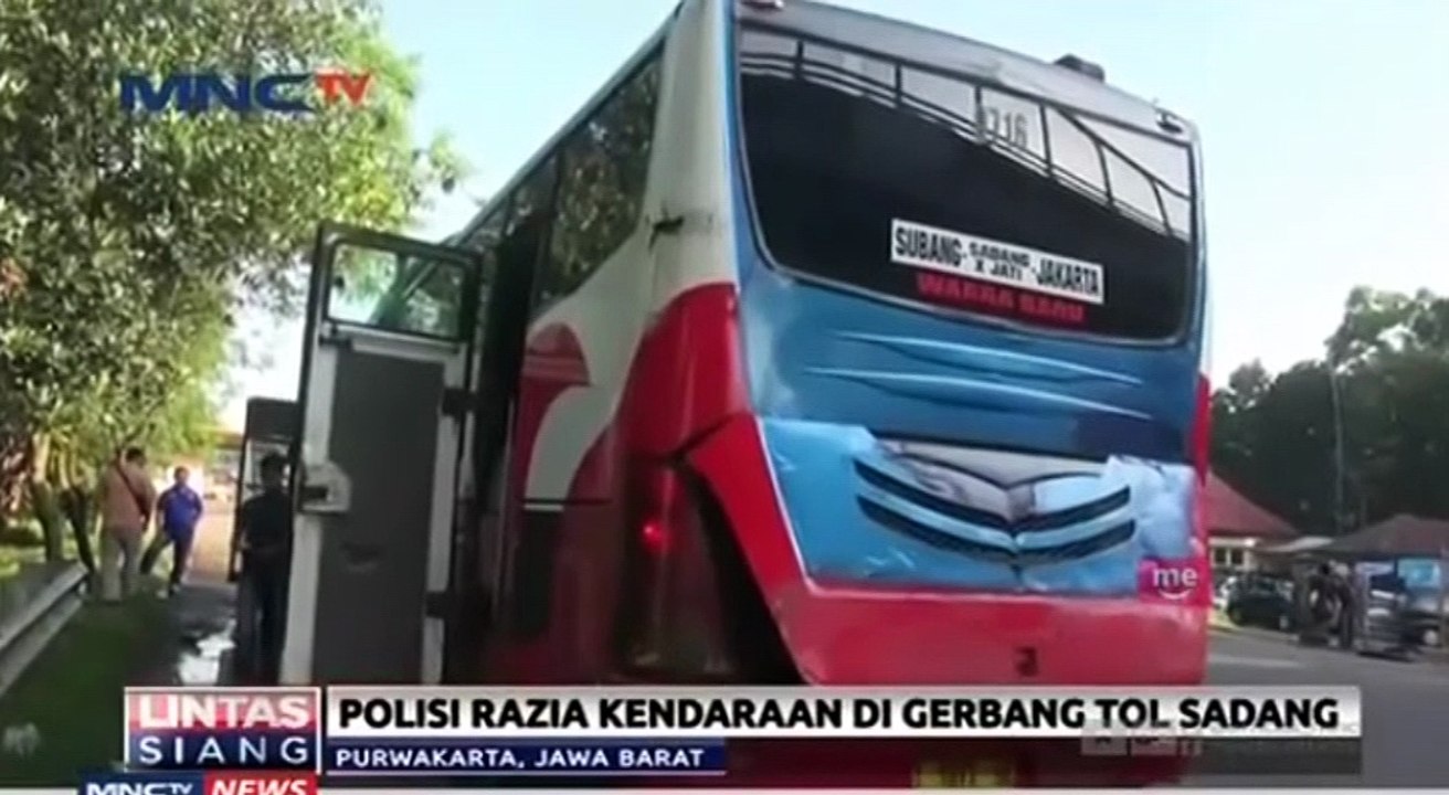 Polisi Gelar Razia di Sejumlah Jalan Menuju Jakarta