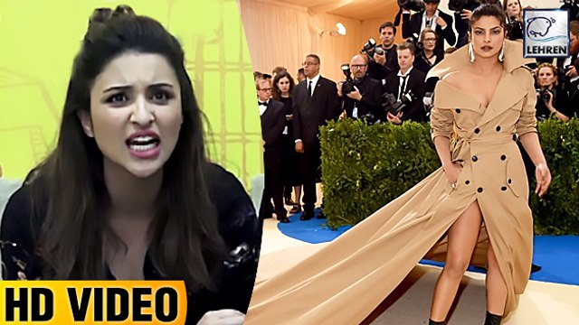Parineeti Chopra Reacts On Priyanka Chopras Met Gala Dress