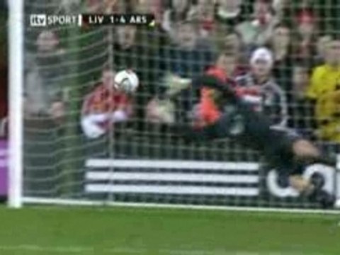 Liverpool 3-6 Arsenal - Carling Cup Highlights