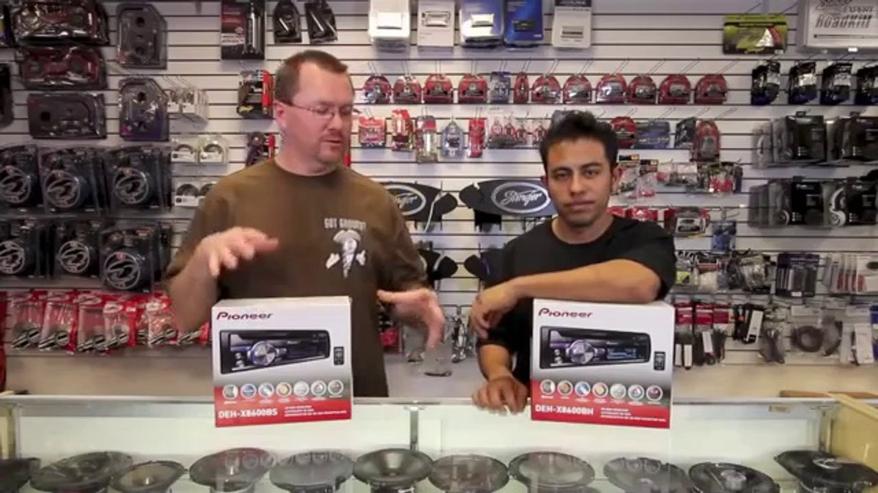 Pioneer unboxing of the DEH X8600BS vs DEH X8600BHasd