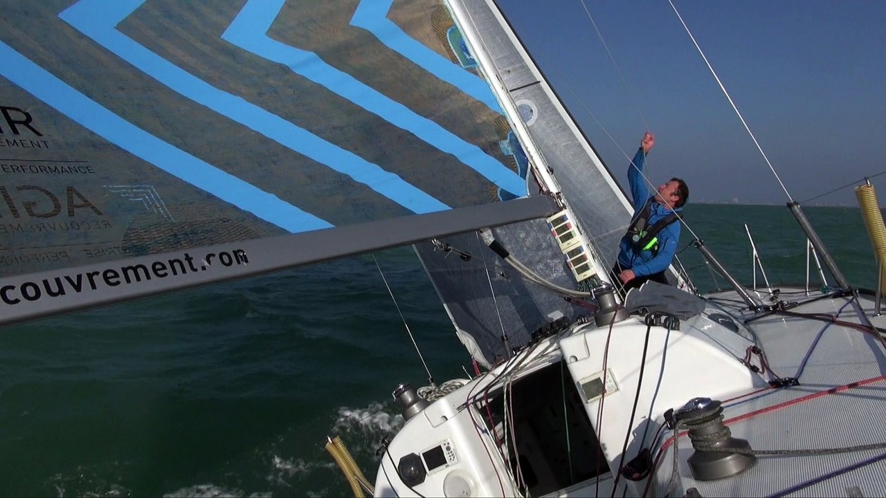 Adrien Hardy en navigation