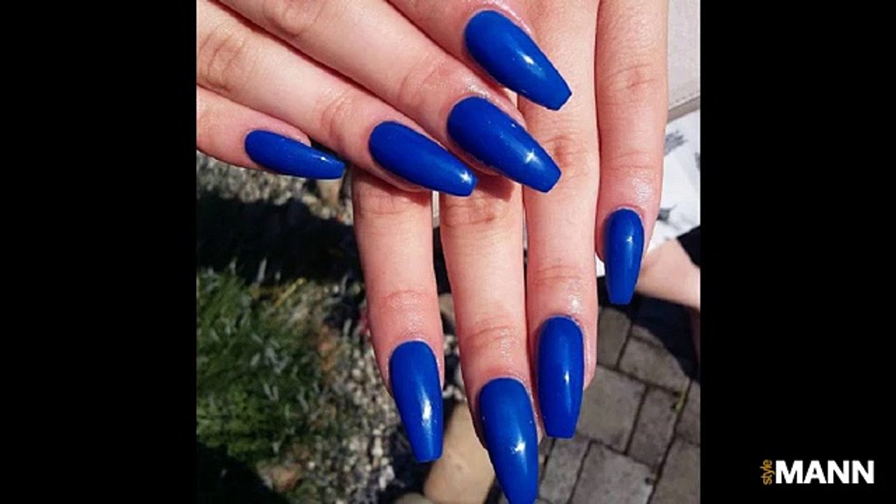30 Exquisite Ideas for Blue Nails Impeccable and Charming