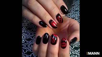 40 Fascinating Ways to Style Black Nails Topping the Ladder of Elegance