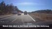 Truck Driver  Almost crashes into me on motorway BAD asd