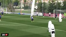 James scissor kick in training draws teammates' applause